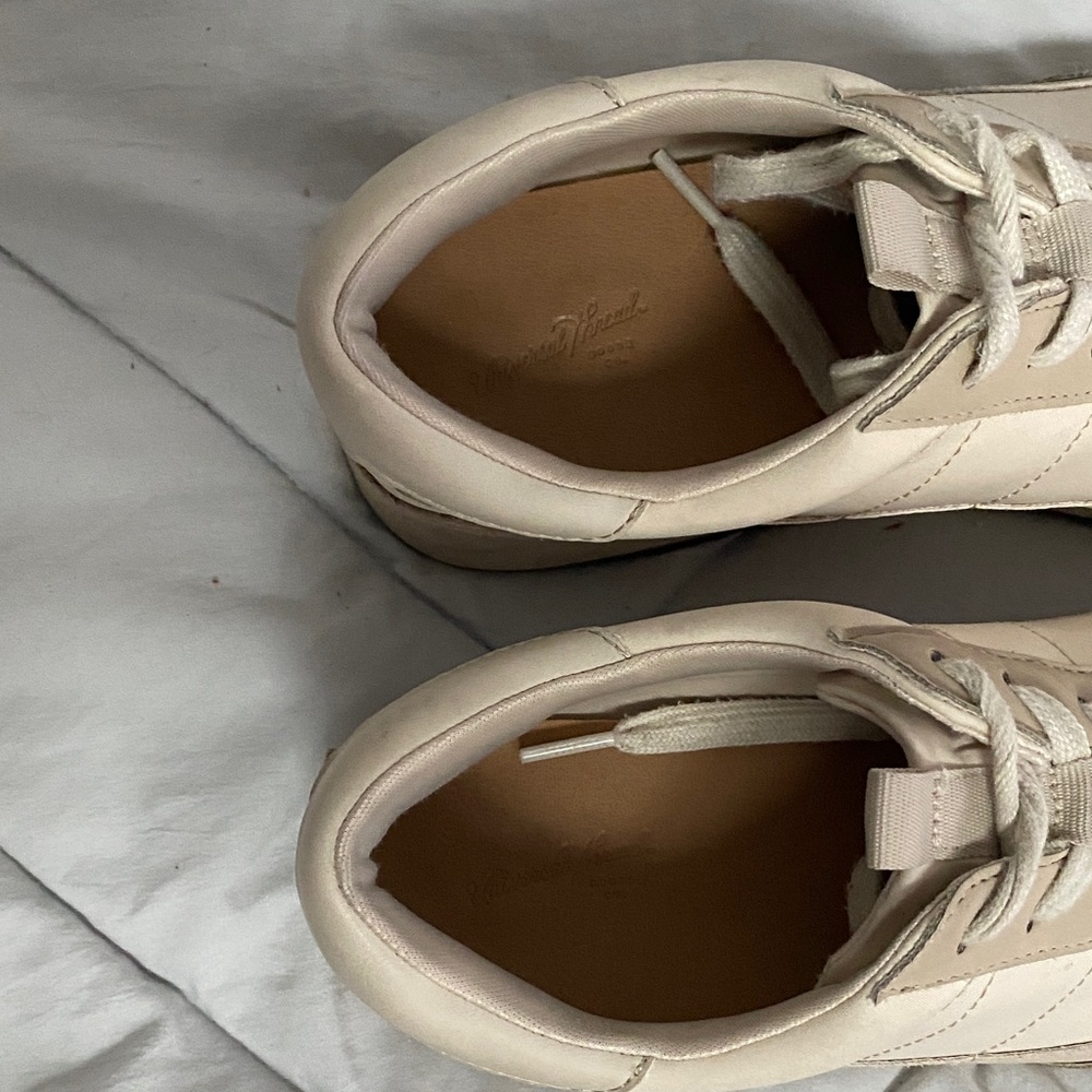Women's Beige Sneakers - Picture 4 of 6